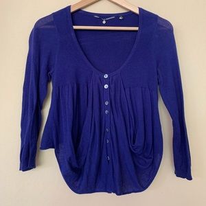 Anthro Knitted & Knotted Tucked Away Cardigan